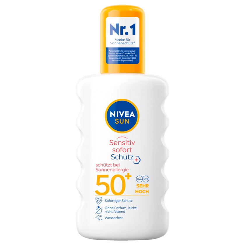 NIVEA Sun Sensitiv Sofort Schutz LSF 50+ 200ml